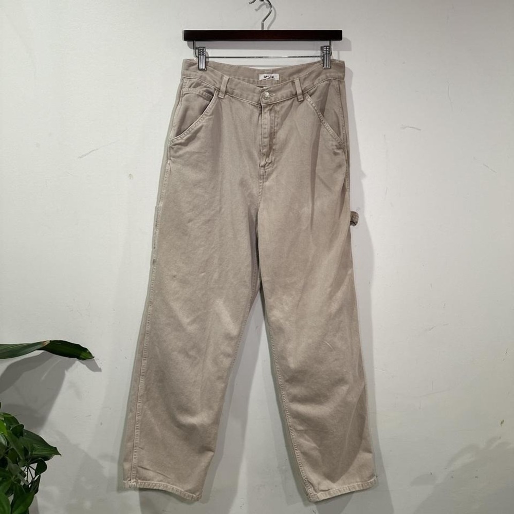 Y2K straight-leg cargo pants 30/9 #highwaist #trousers #skater #90s #grunge
